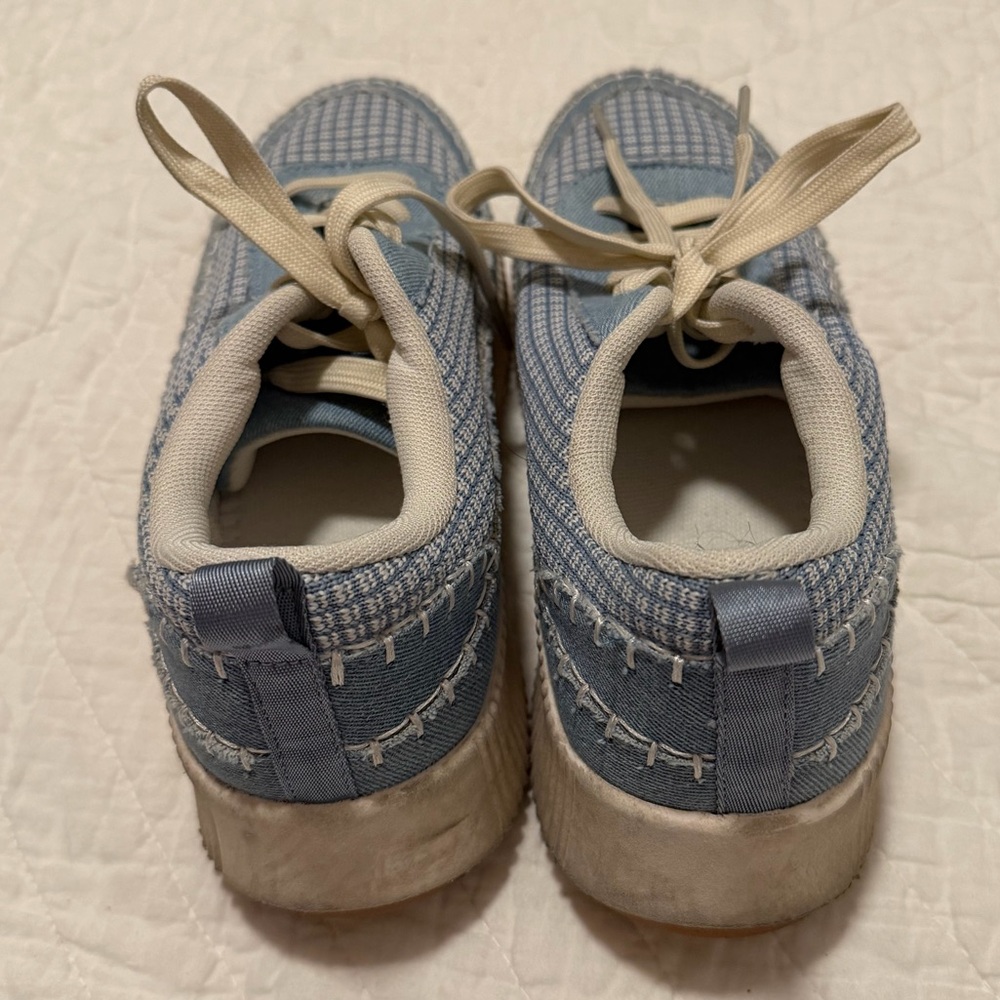 Blue and White Shoes - Picture 3 of 5
